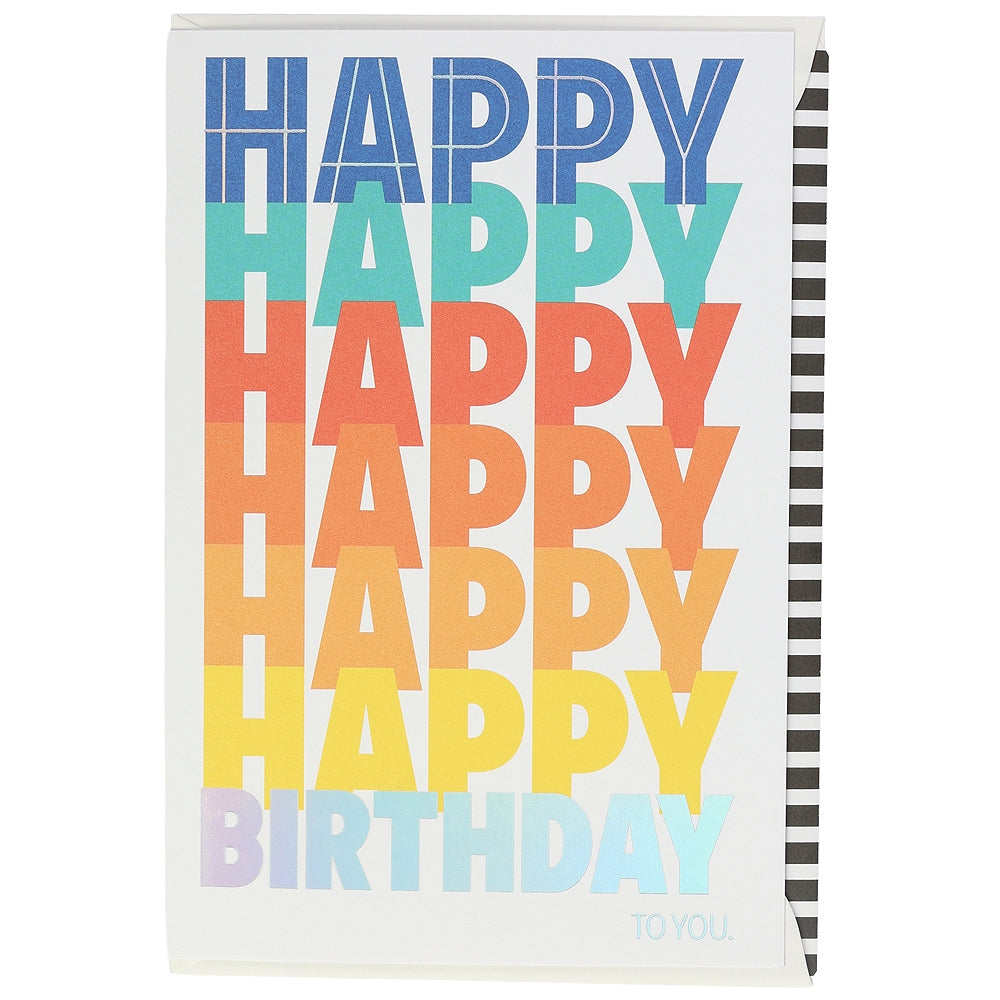 כרטיס ברכה Happy Birthday  - ARTBENE