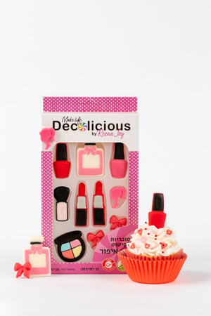 סט קישוטי בצק סוכר איפור