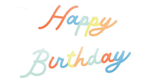 ‫שרשרת HAPPY BIRTHDAY צבעונית | MERI MERI