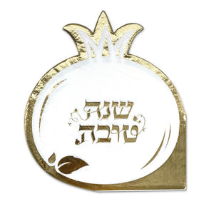 מפיות רימונים לבן זהב – 12 יחידות