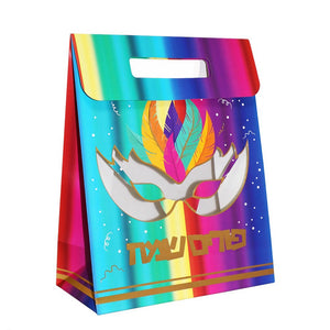 שקית קרטון + חלון בצורת מסיכה