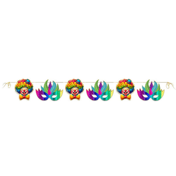 שרשרת ליצנים ומסיכות