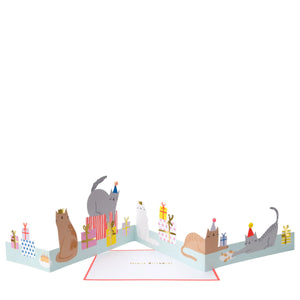 כרטיס ברכה יום הולדת חתולים - Meri Meri