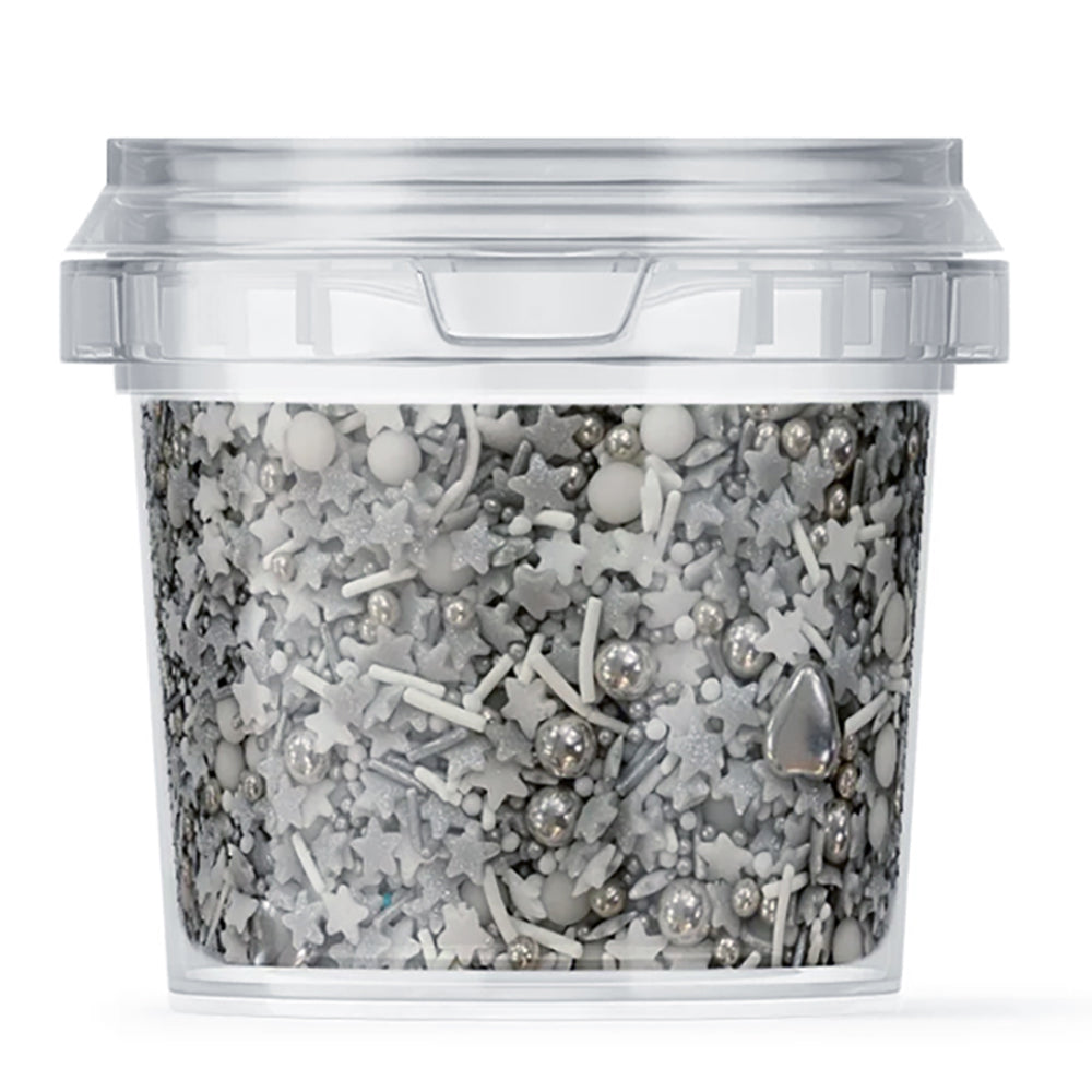 סוכריות לעוגה מיקס פנטזיה כסף