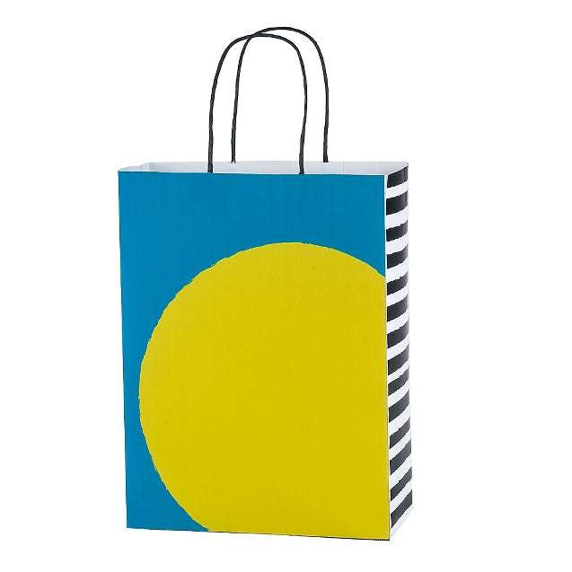 שקית מתנה בעיצוב גאומטרי צבעוני – 24×32×10 ס״מ- ARTEBENE