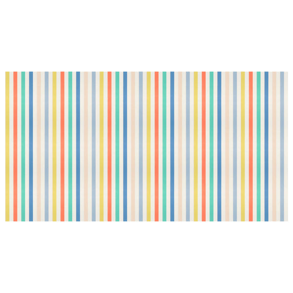 Meri Meri מפת נייר פסים צבעונית