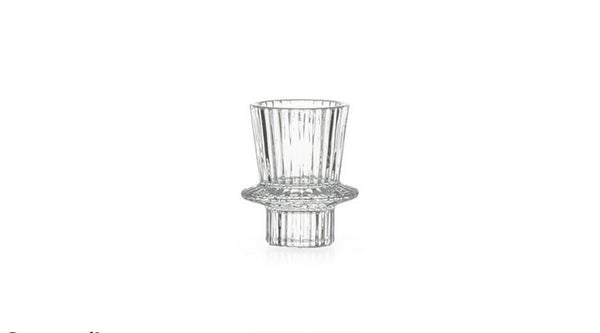 פמוט זכוכית דו צדדי