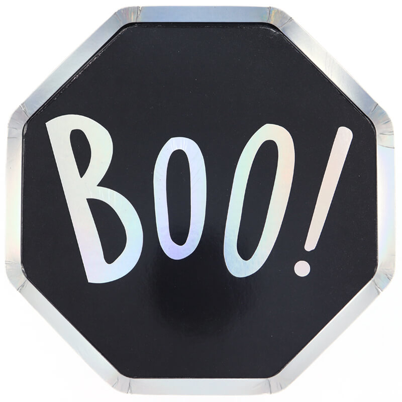 צלחות נייר גדולות BOO 23.5 ס״מ - האלווין