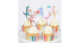 קאפקייקס תהלוכת חיות - meri meri