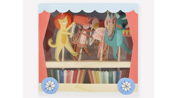 קאפקייקס תהלוכת חיות - meri meri