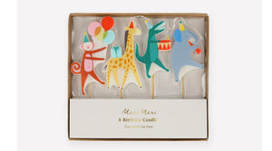 נרות תהלוכת חיות - meri meri