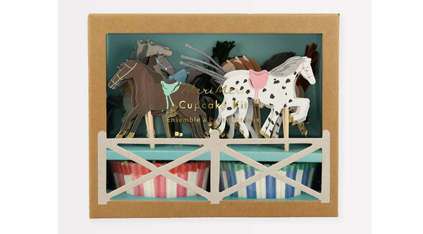 קאפקייקס סוסים - meri meri