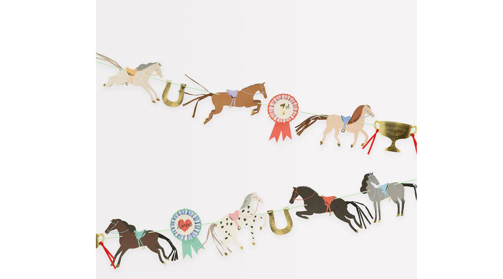 גרלנדה לקישוט סוסים - meri meri