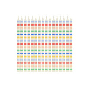 נרות פסים - meri meri