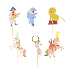 מנג׳טים לקאפקייקס קרקס - meri meri