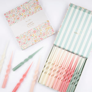 נרות דקורטיביים יוקרתיים באריזת מתנה מעוצבת Meri Meri