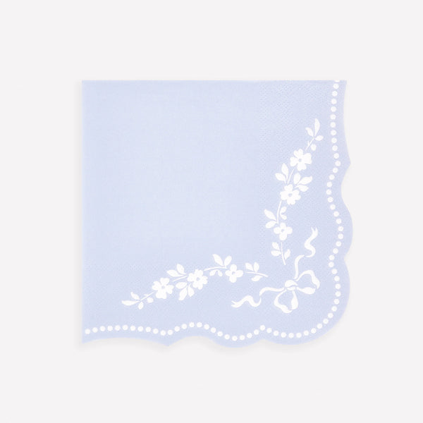 מפיות נייר גדולות רוקוקו כחולות Meri Meri