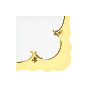 מפיות נייר גדולות בגווני פסטל ועיטורי זהב Meri Meri