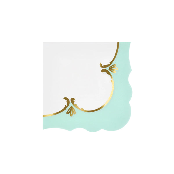 מפיות נייר קטנות פסטל זהב Meri Meri