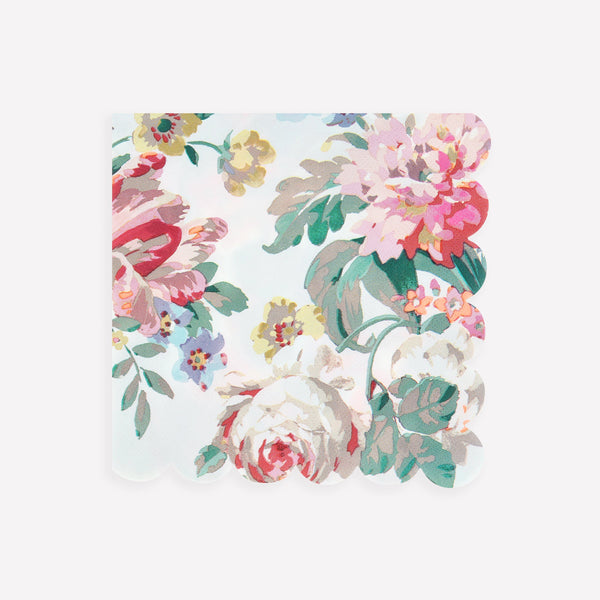 מפיות נייר גדולות רוקוקו פירחוני Meri Meri