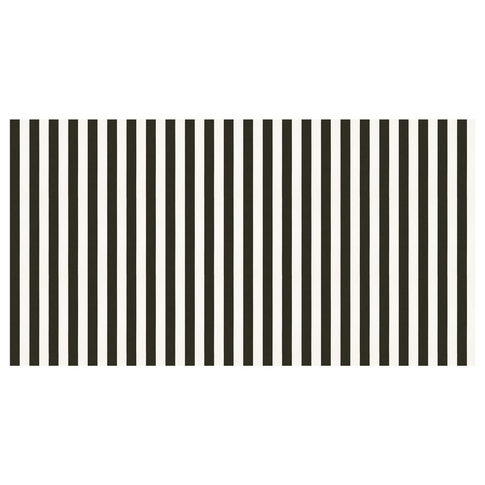 meri meri מפת נייר פסים שחורה