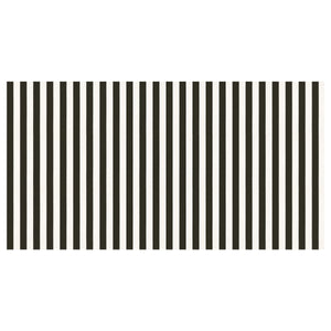 meri meri מפת נייר פסים שחורה