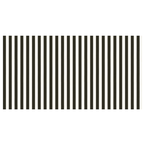 meri meri מפת נייר פסים שחורה