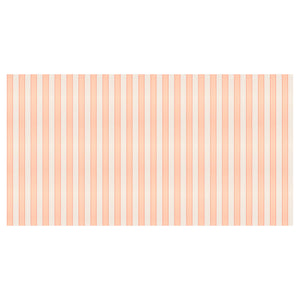 meri meri מפת נייר פסים צבע אפרסק