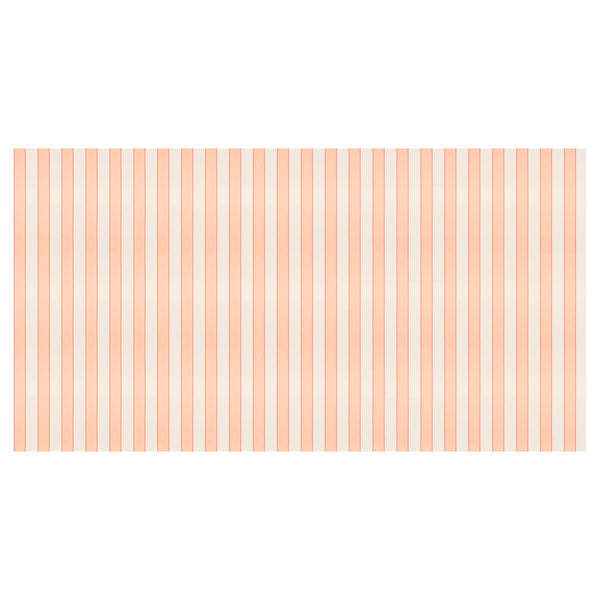 meri meri מפת נייר פסים צבע אפרסק