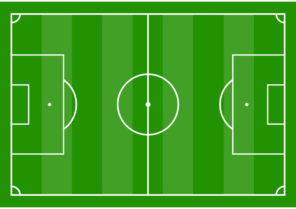 דף סוכר אכיל מוכן לעוגה -מגרש כדורגל