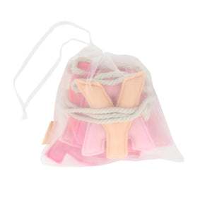 גרילנדת יום הולדת מבד לבד תלת־ממדית HAPPY BIRTHDAY | MERI MERI