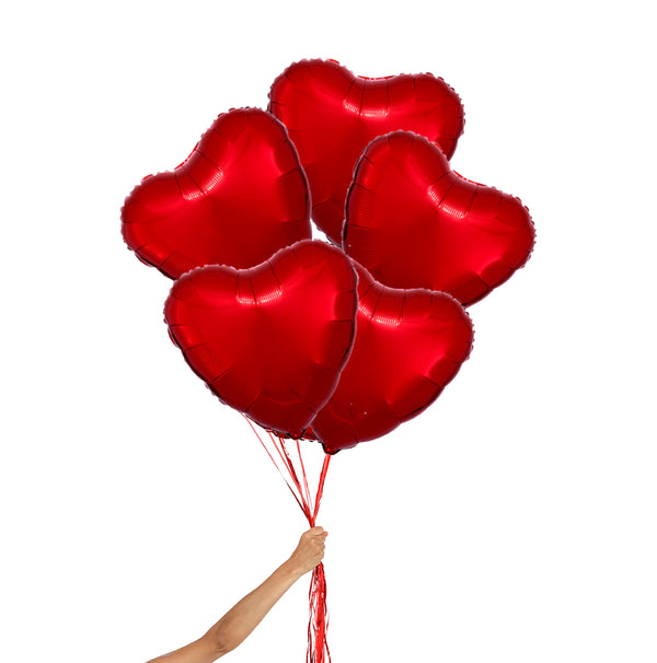 בלון מיילר לב אדום