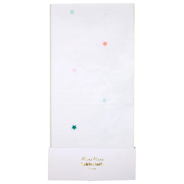 Meri Meri מפת שולחן כוכבים בהדפס ניאון