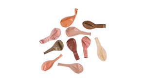 עשיריית בלונים בגווני ניוד - לניפוח עצמי