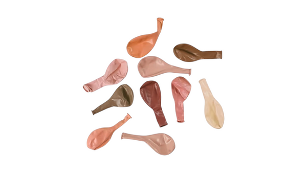 עשיריית בלונים בגווני ניוד - לניפוח עצמי