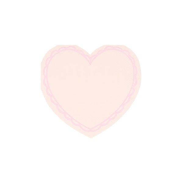 מפיות קטנות בצורת לב Meri Meri