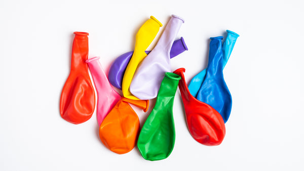 עשיריית בלונים צבעוניים - לניפוח עצמי