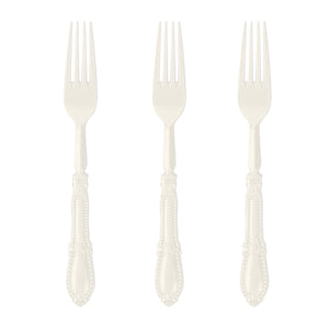 10 מזלגות וינטג' קרם