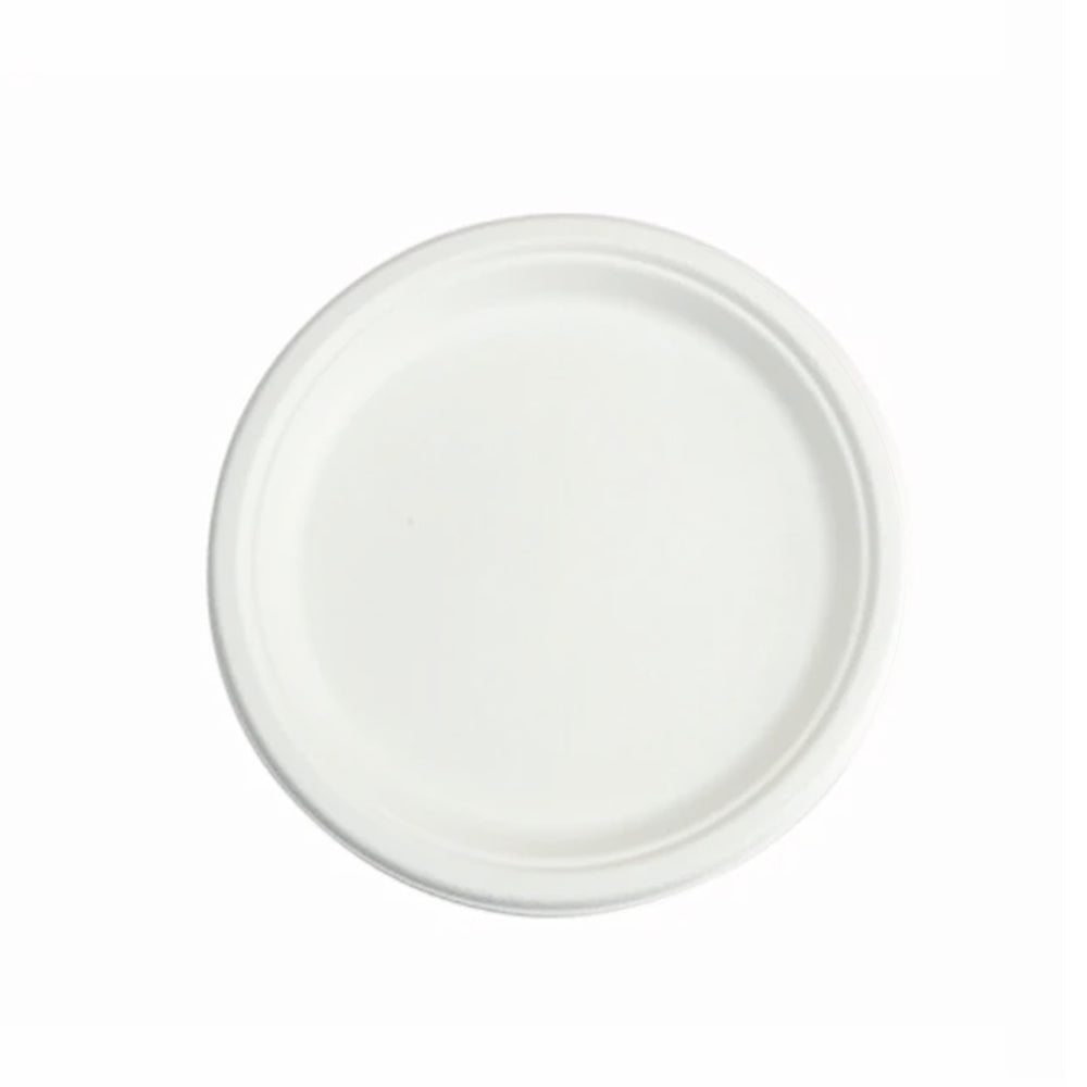 צלחות קנה סוכר בינוניות