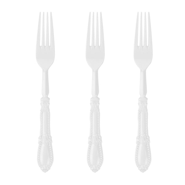 מזלגות וינטג' לבן