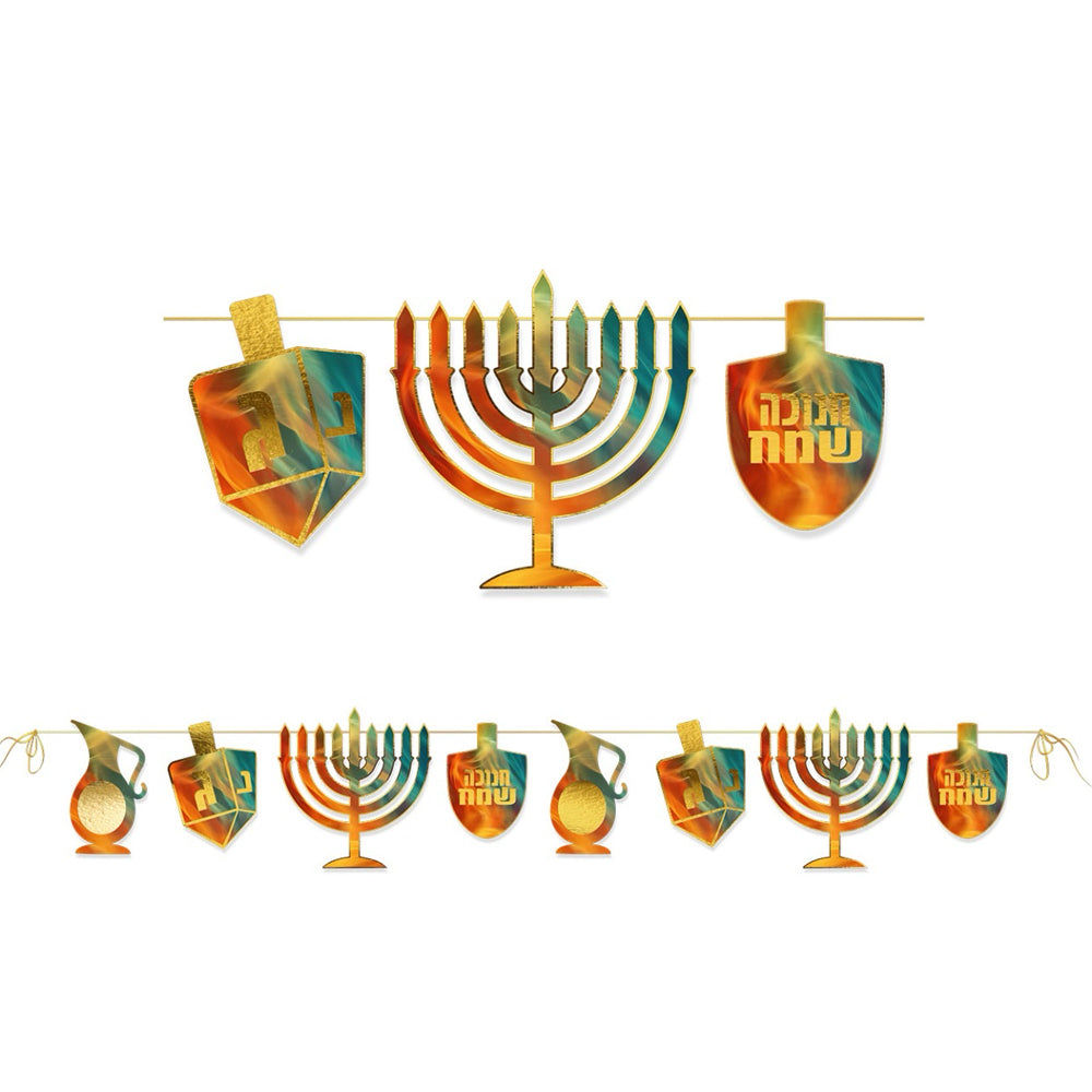 שרשרת סמלים לחנוכה