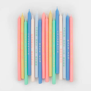 נרות יום הולדת ביטויים - meri meri