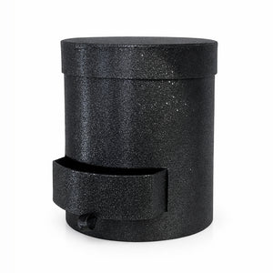 קופסא שחורה מנצנצת למשלוח מנות