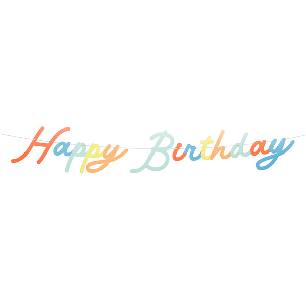 ‫שרשרת HAPPY BIRTHDAY צבעונית | Meri Meri