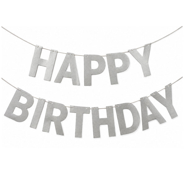 שרשרת Happy Birthday כסף