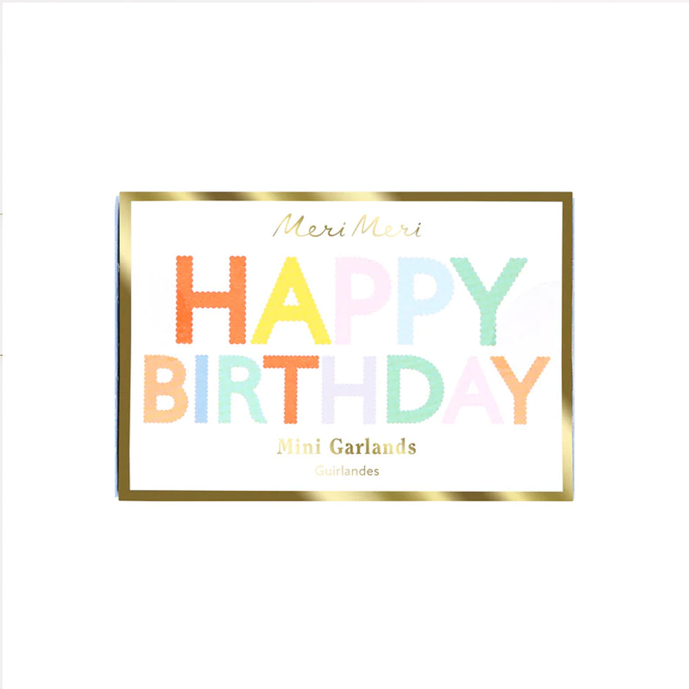 גרלנדת מיני יום הולדת  - meri meri