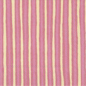 מפיות פסים ורודים  marimekko
