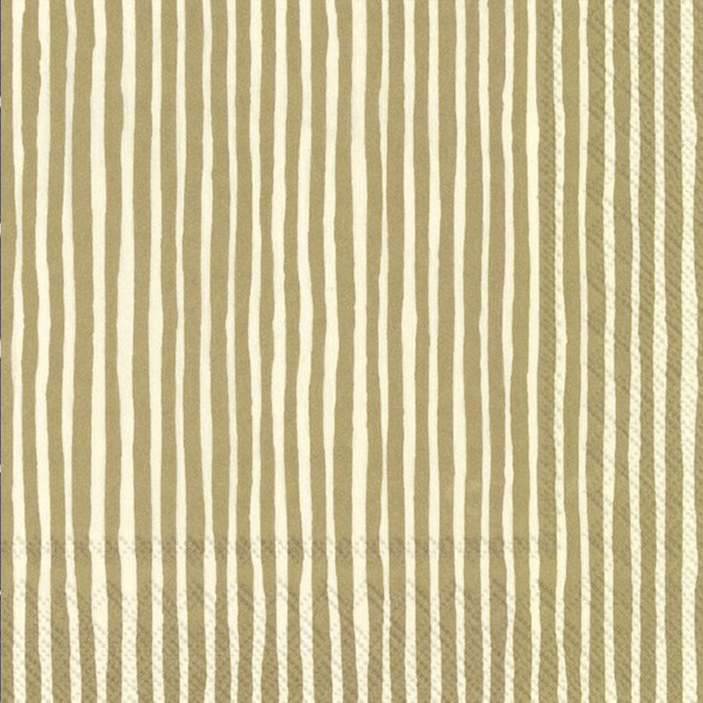 מפיות פסים זהב לבן