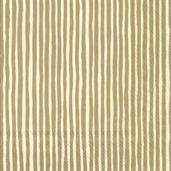 מפיות פסים זהב לבן