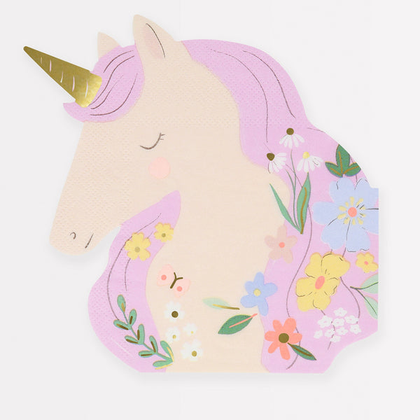 מפיות בצורת חד קרן - meri meri